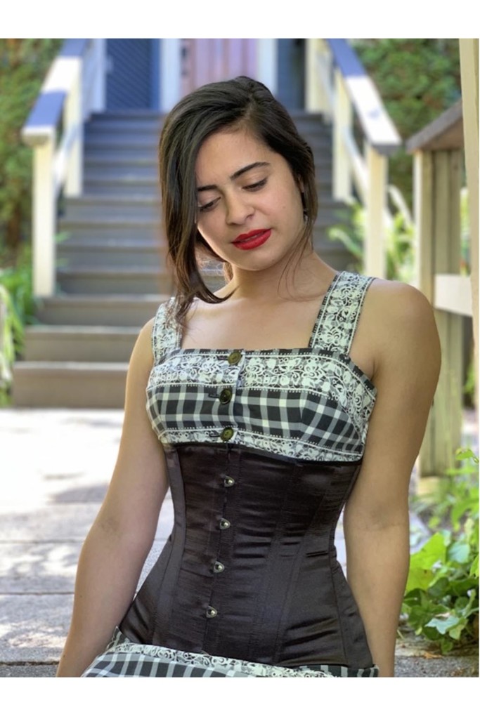 Satin corset top, Collection 2021